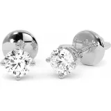 0.7 CTW Moissanite Stud Earrings "Madison" thumbnail
