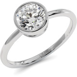 1 CTW Bezel Moissanite Engagement Ring "Bezet" thumbnail
