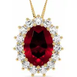 Кулон Princess Diana Ruby 10 карат thumbnail