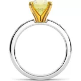 2.6 CTW Yellow Moissanite Engagement Ring "Marianna" thumbnail