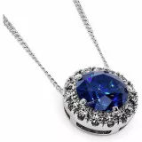 1.4 CTW Sapphire Pendant "Amalia" thumbnail