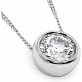 1 CTW Moissanite Pendant "Paige" thumbnail