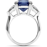 7.4 CTW Cushion Cut Sapphire Engagement Ring "Mila" thumbnail