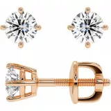 0.7 CTW Moissanite Stud Earrings "Madison" thumbnail