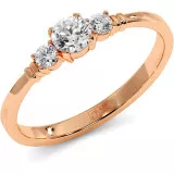 0.35 CTW Moissanite Engagement Ring "Liya" thumbnail