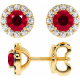 Серьги Amalia Ruby 1,6 карата thumbnail