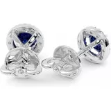 1.6 CTW Sapphire Stud Earrings "Amalia" thumbnail