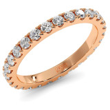 0.7 CTW Moissanite Wedding Band "Arina" thumbnail