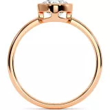 1 CTW Bezel Moissanite Engagement Ring "Bezet" thumbnail