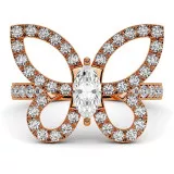 Кольцо Butterfly One 1 карат thumbnail