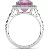 4.5 Cushion Cut Sapphire Engagement Ring "Courtney" thumbnail