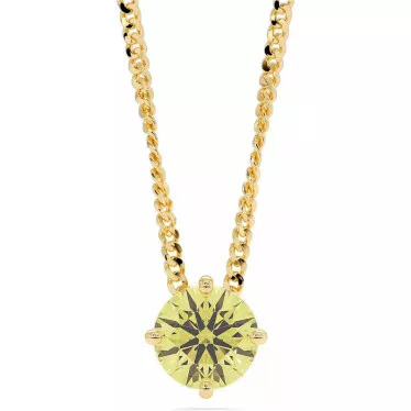 Кулон с желтым муассанитом Vivian Yellow 2,7 карата