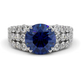 4.1 CTW Sapphire Engagement Ring "Stella" thumbnail