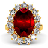 Кольцо Princess Diana Ruby 10 карат thumbnail