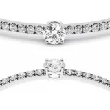 2.5 CTW Moissanite Bangle Bracelet "Teresa" thumbnail