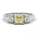 Кольцо с желтым муассанитом Erin Yellow 1,8 карат thumbnail