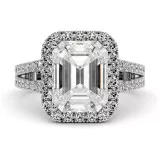 4.4 CTW Moissanite Engagement Ring "Beatrice" thumbnail