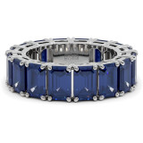 12 CTW Sapphire Eternity Ring "Holly" thumbnail