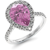 2.8 CTW Pear Sapphire Ring "Layla" thumbnail