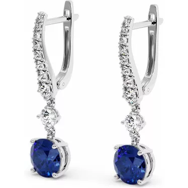 Серьги Isabella Sapphire 5,6 карата