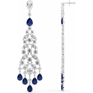 Серьги Rainfall Sapphire 30 карат