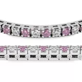 5 CTW Sapphire & Moissanite Tennis Bracelet "Jasmine" thumbnail