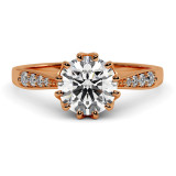 1.07 CTW Moissanite Engagement Ring "Arabella" thumbnail