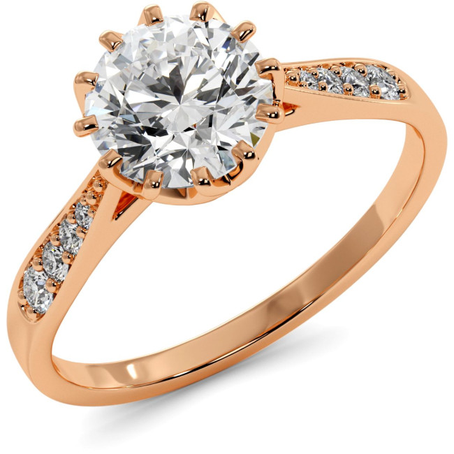 1.07 CTW Moissanite Engagement Ring "Arabella"