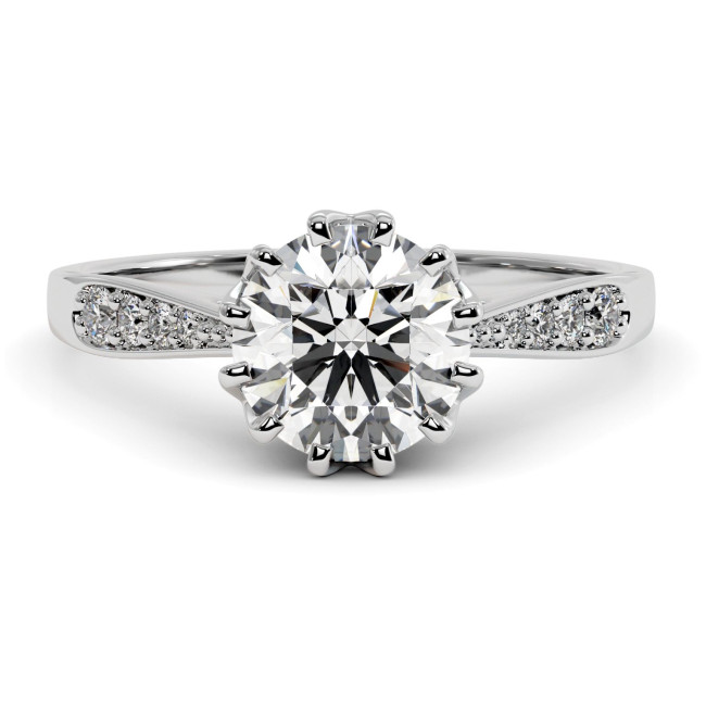 1.07 CTW Moissanite Engagement Ring "Arabella"