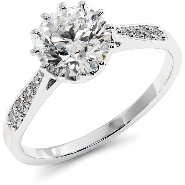 1.07 CTW Moissanite Engagement Ring "Arabella"