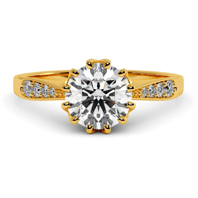 1.07 CTW Moissanite Engagement Ring "Arabella"