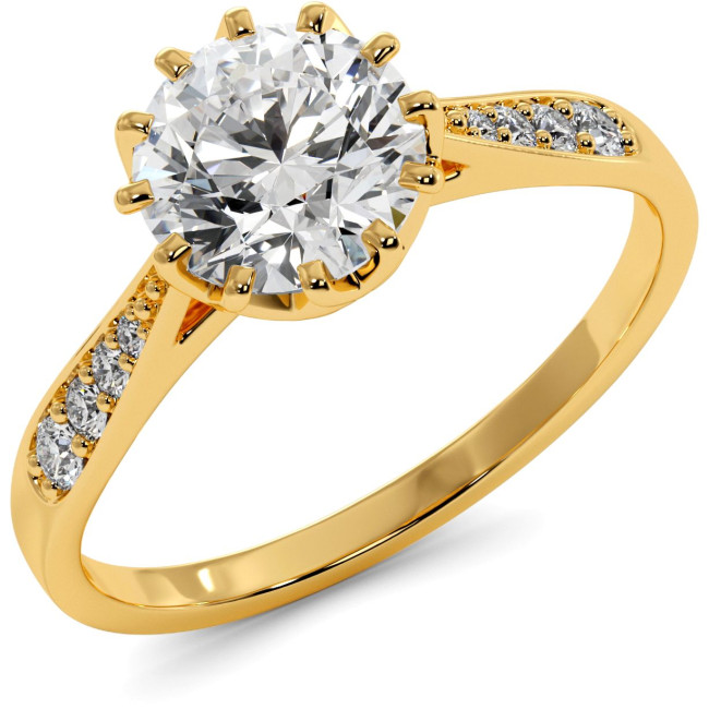 1.07 CTW Moissanite Engagement Ring "Arabella"