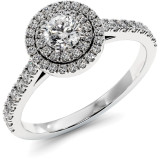 0.7 CTW Moissanite Engagement Ring "Irma" thumbnail