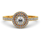 0.7 CTW Moissanite Engagement Ring "Irma" thumbnail