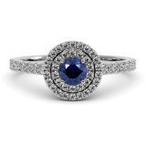 0.8 CTW Sapphire Engagement Ring "Irma" thumbnail
