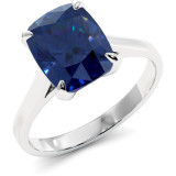 4.8 CTW Sapphire Engagement Ring "Jaydee" thumbnail