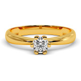 0.25 CTW Moissanite Engagement Ring "Nora" thumbnail