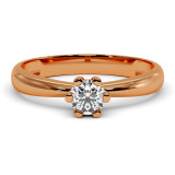 0.25 CTW Moissanite Engagement Ring "Nora" thumbnail