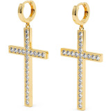 1.4 CTW Moissanite Earrings "Cross" thumbnail