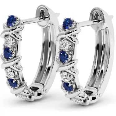 Серьги Sixteen Sapphire 0,8 карата