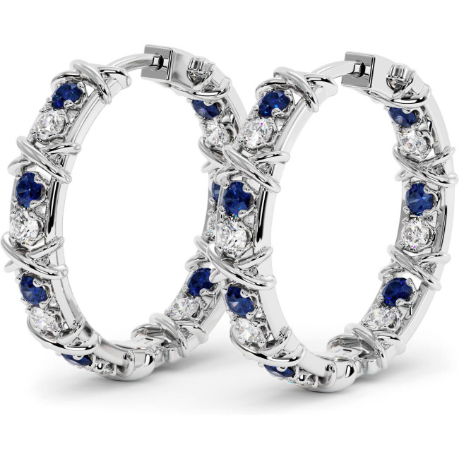 Серьги Sixteen Kongo Sapphire 1,8 карат