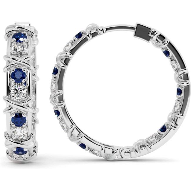 Серьги Sixteen Kongo Sapphire 1,8 карат
