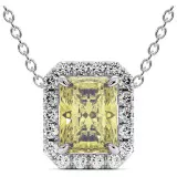 2.8 CTW Yellow Moissanite Pendant "Bertha" thumbnail