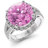 6.4 CTW Sapphire Engagement Ring "Brenda" thumbnail