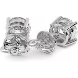 3 CTW Moissanite Stud Earrings "Madison" thumbnail
