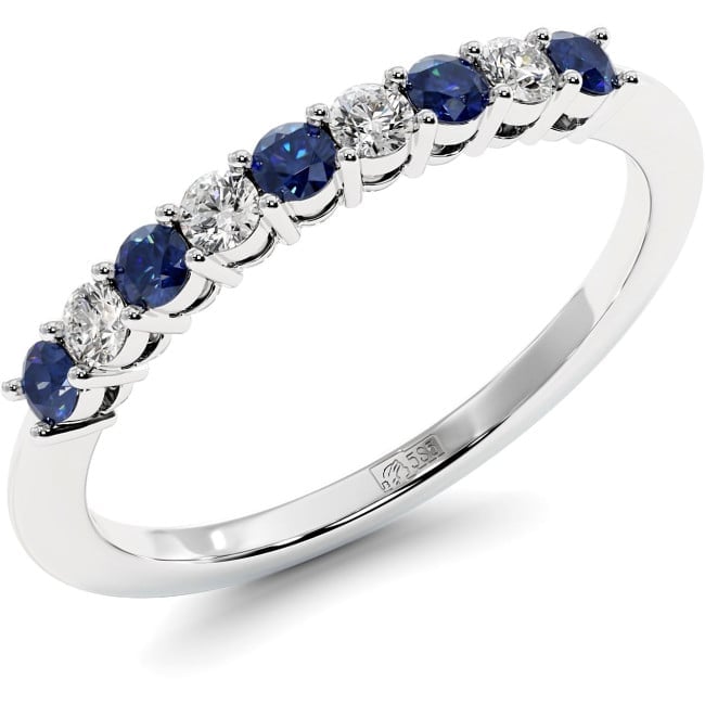 Grown sapphire jewelry